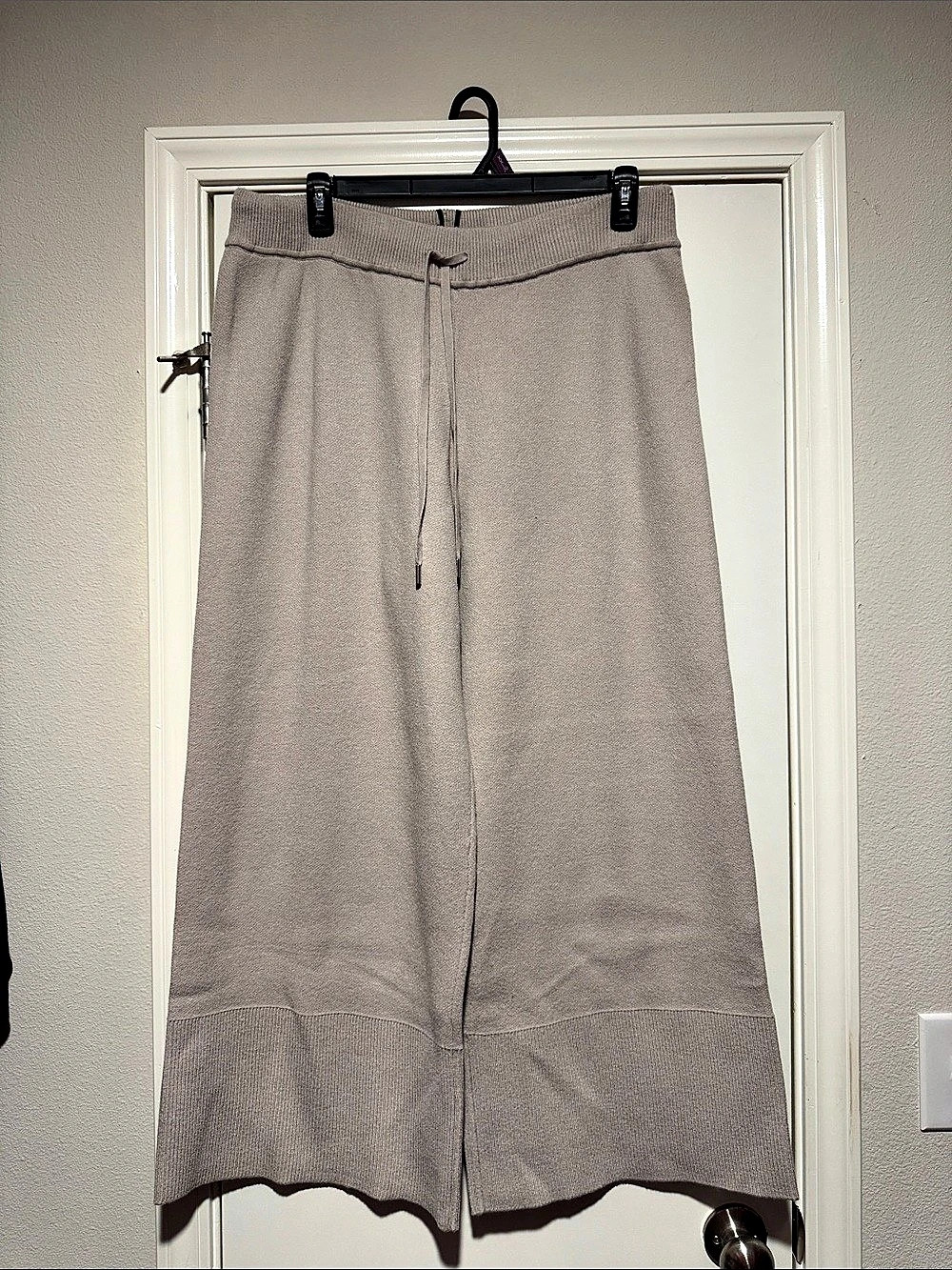 Calia Soft Scuba Wide Leg Pant Tanish Gray XXL